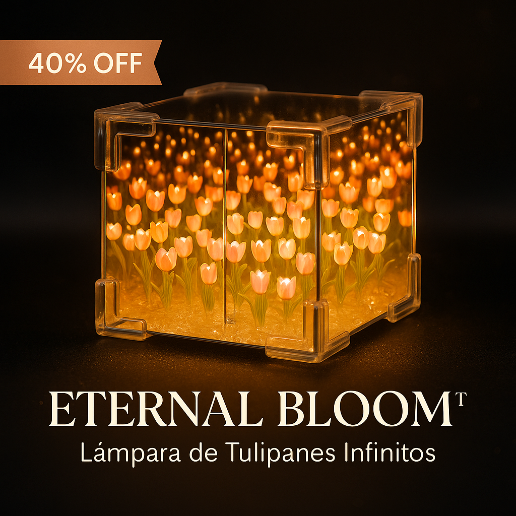 ✨ Eternal Bloom™ – Lámpara de Tulipanes Infinitos